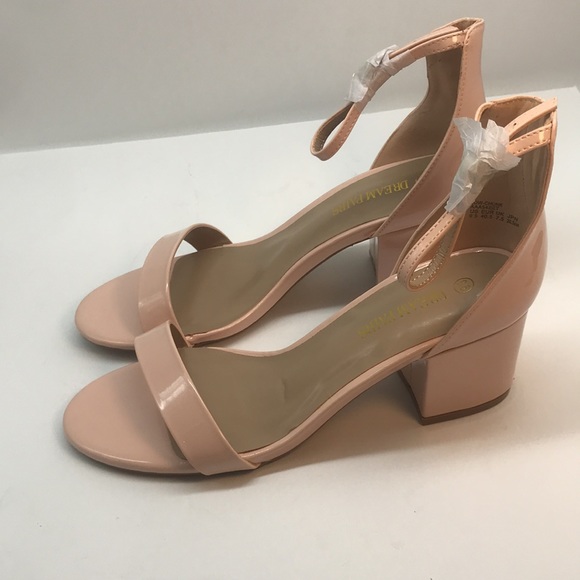 Dream Pairs Chunky Low Heel Pump Sandals Size 9.5 - Picture 2 of 14